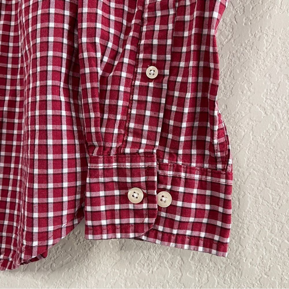 U.S. Polo Assn. Long Sleeve Plaid Button-Down Shirt XL 100% Cotton EUC - Picture 6 of 8